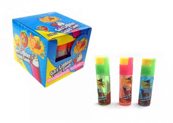 Multi Color Liquid Spray Candy Sweet Lighter Shape For Supermarket / Shop