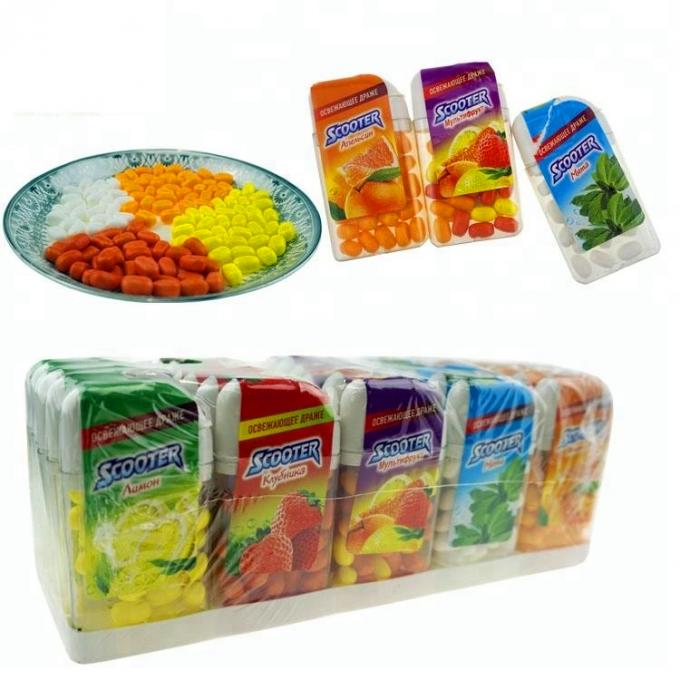 Multi Color Compressed Dextrose Candy Assorted Strawberry Banana Flavor