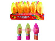 Children Fruit Flavor Flash Shining Sweet Bulb Shape Lollipop Cool Colors