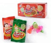 Multicolor Hard Flash Light Up Candy With Diamond Ring Shape Fruit Flavor