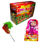 Professionally Lollipop Poping Candy With Pop Rocks Candy Foot Shape 11 G