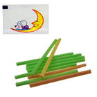 Halal CC Stick Candy With Multicolor Rainbow Fruit Long Straw HACCP Approved