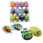 Children Lovely Chocolate Egg Fish Shape Fun Packs With Biscuit / Toy
