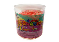 Bicolored Soft Chewing Gummy Confectionery Granulated Sugar Coated Fruit Flavor