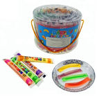 Stick Shape Assorted Flavor Fruity Jellies Confectionary Multi Color Halal Product